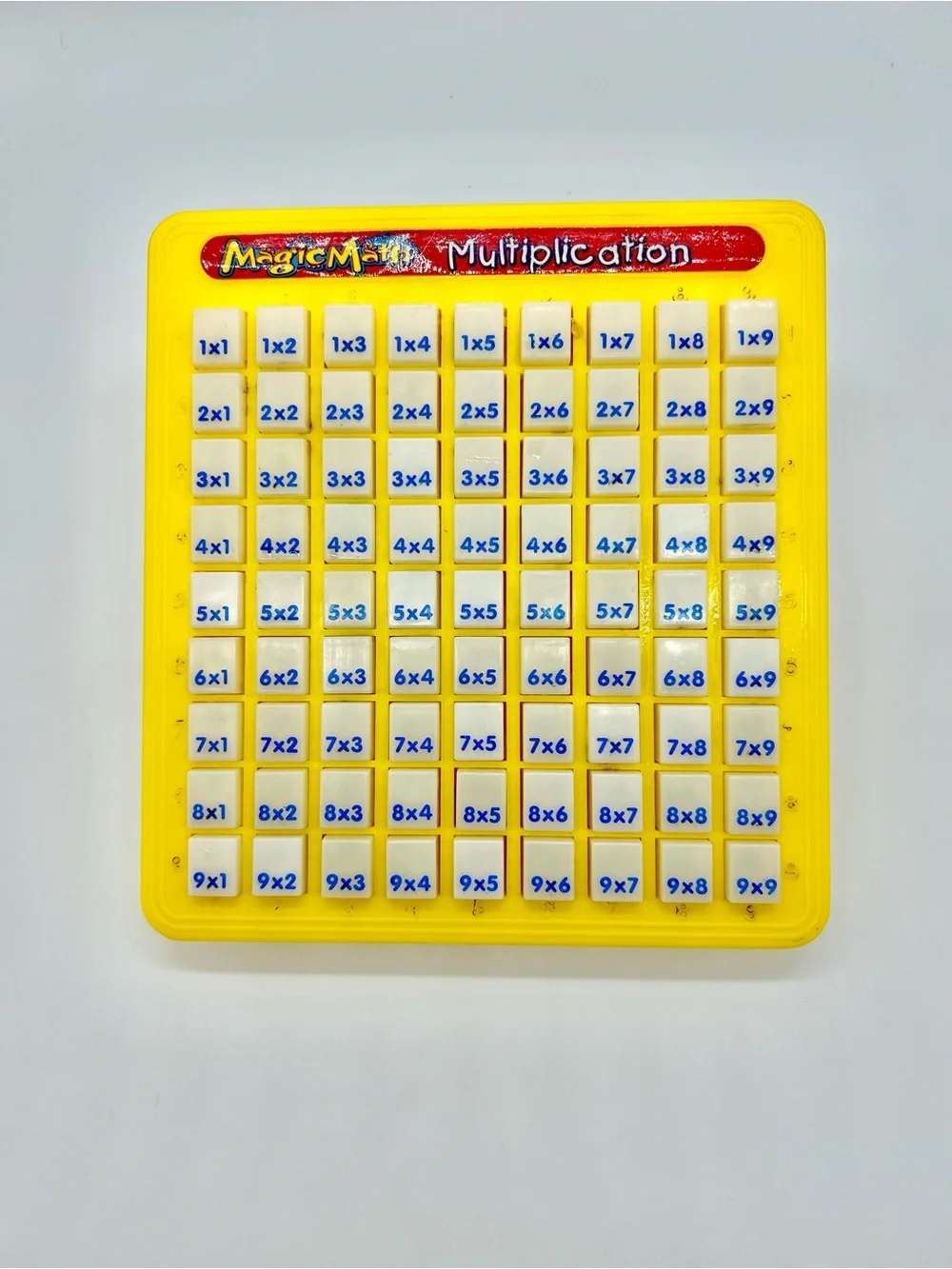 Vintage 1993 Lenard Toys Magic Math Multiplication & Division Learning Boards